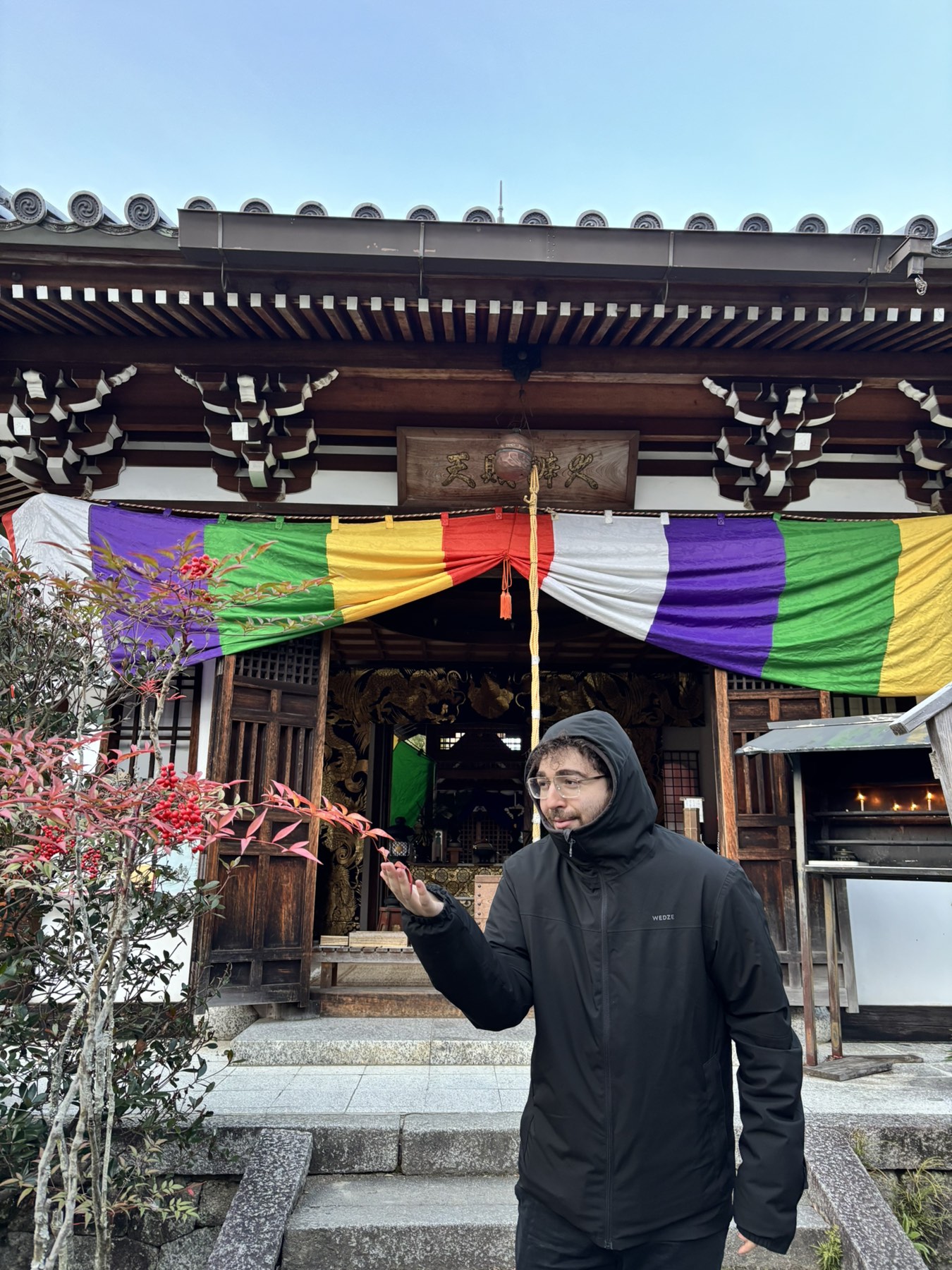 At a Kyoto temple